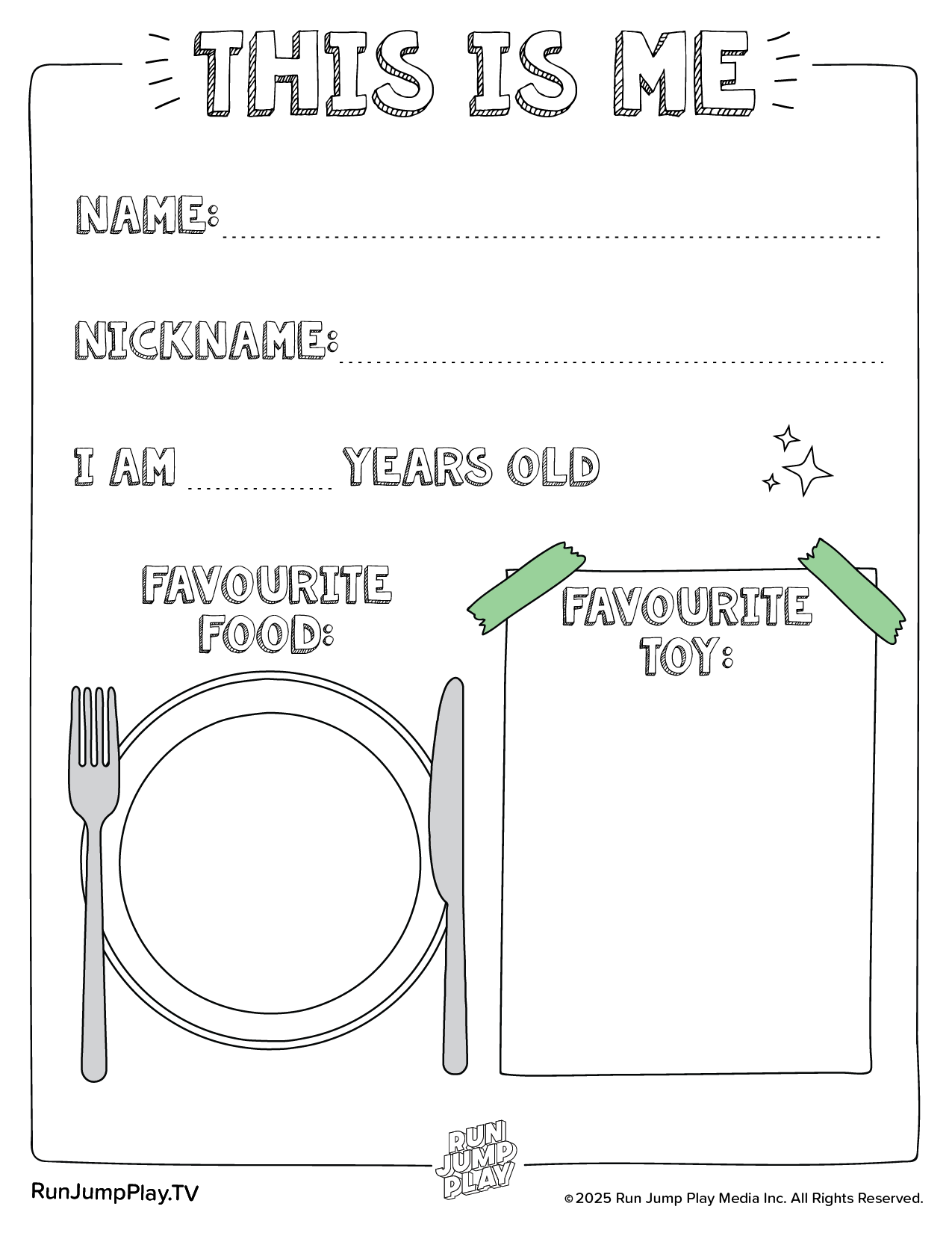 This Is Me – All About Me Page