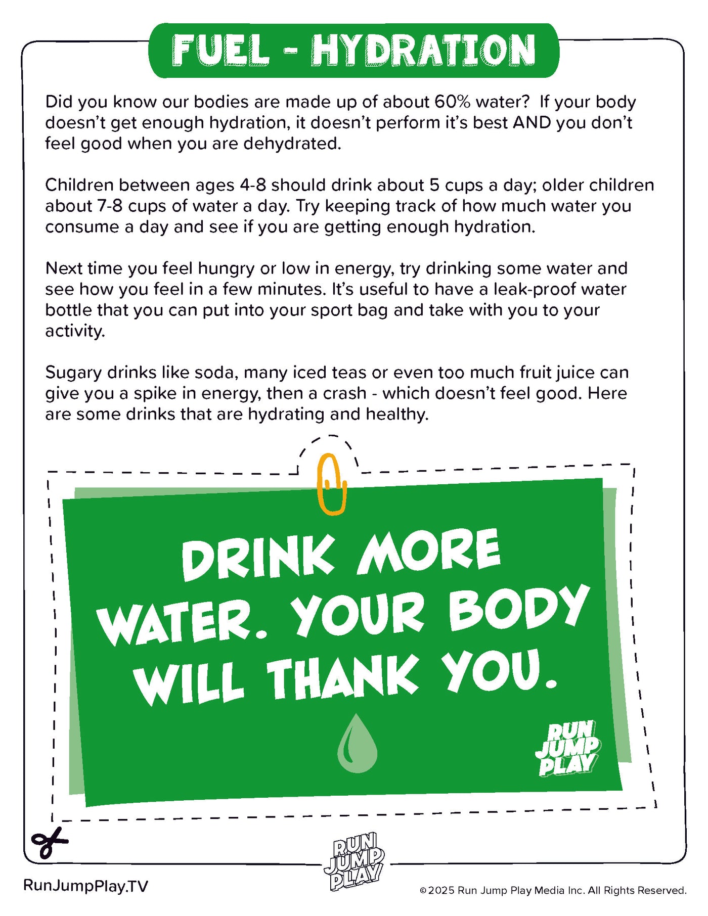 Fuel – Hydration