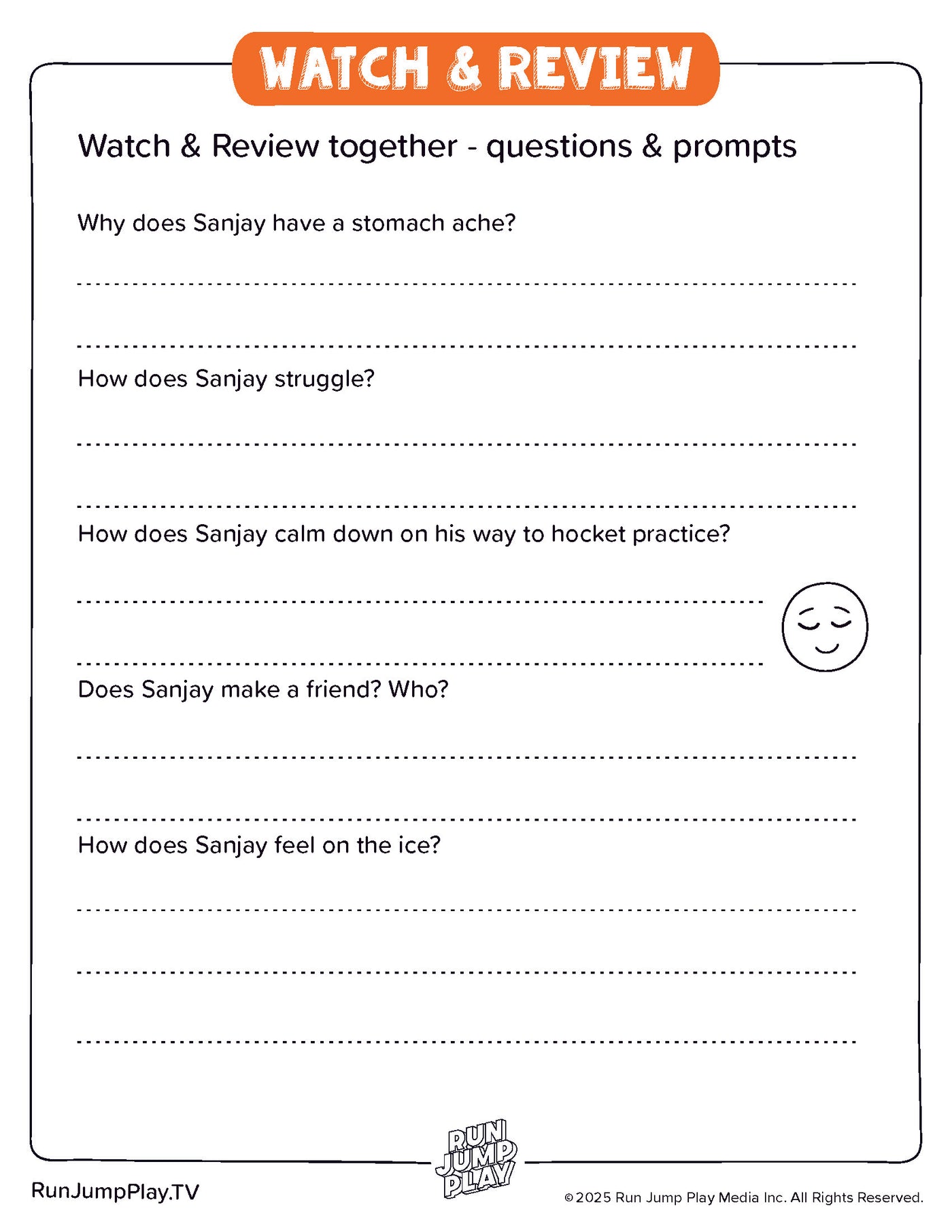 Watch & Review – Sanjay Plays Hockey
